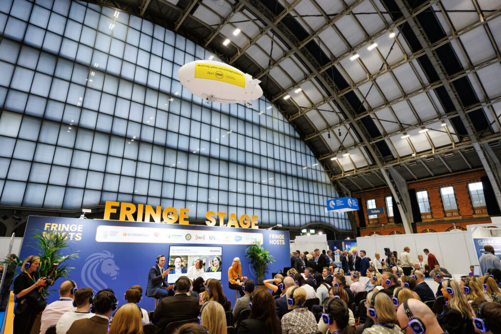 Fringe Stage with Airship above it