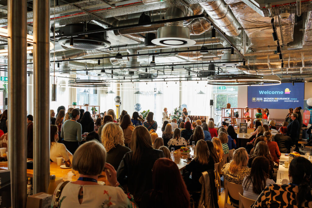 Crowd at Women in Insurance Breakfast