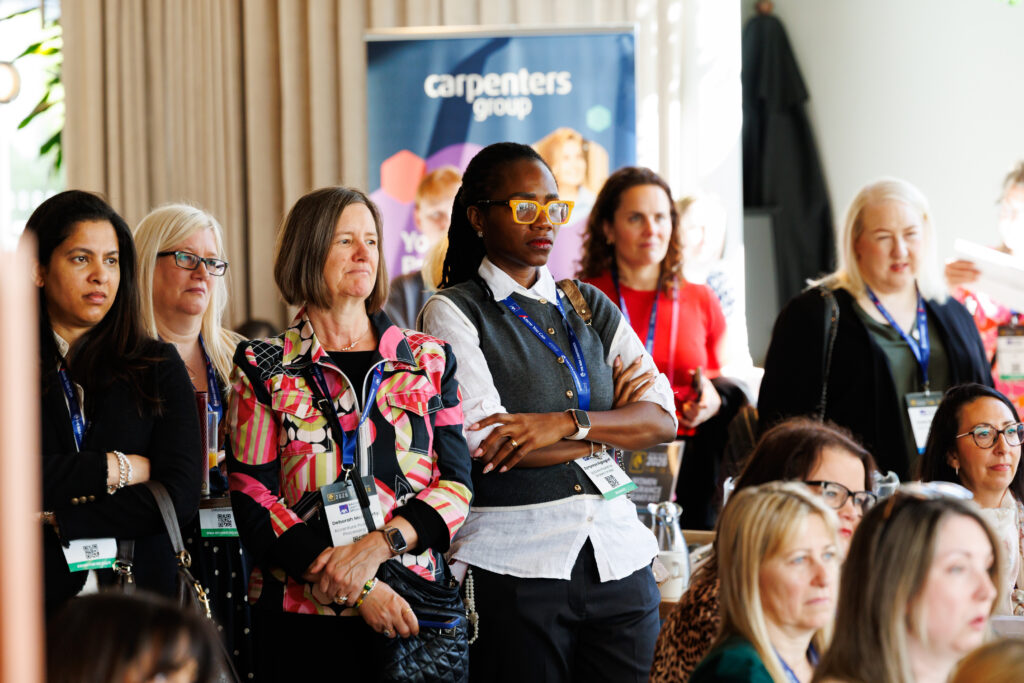 Networking at Women in Insurance Breakfast